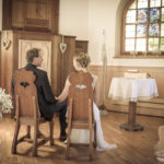 Brautpaar in der Kirche