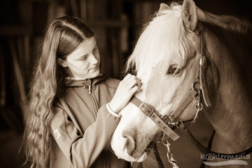 Mensch und Pferd