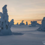 Sonnenuntergang Luosto Tunturi