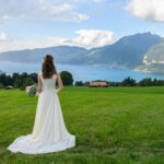 Braut mit Aussicht auf Thunersee